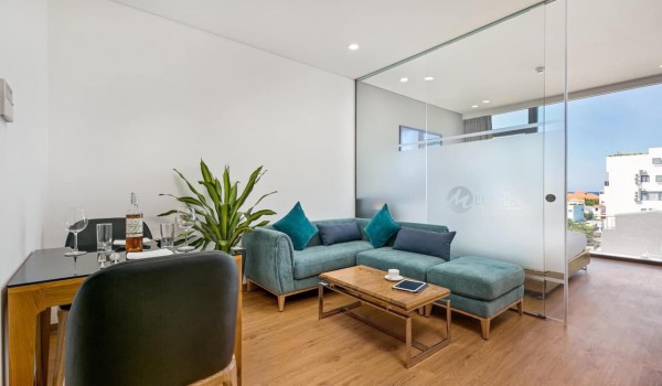 띠엔선다리 근처 헬스장, 수영장 있는 1베드룸